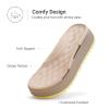 DREAM PAIRS Women’s Platform Water Sandals Adjustable Lightweight Waterproof Summer Beach Wedge Chunky Sandals(Sand)