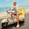 DREAM PAIRS Women’s Platform Water Sandals Adjustable Lightweight Waterproof Summer Beach Wedge Chunky Sandals(White)