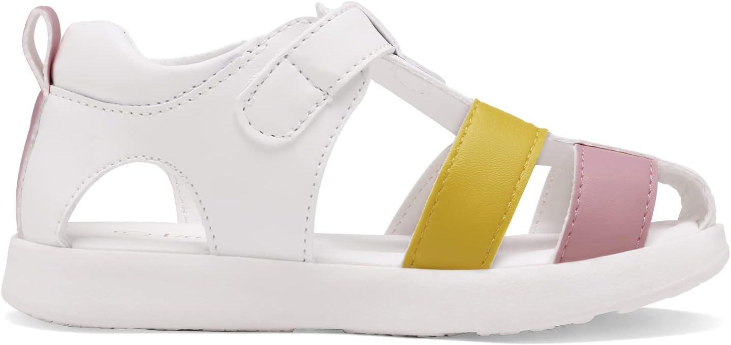 image:imageDREAM PAIRS Toddler Boys Girls Sandals ClosedToe Summer Dress Sandals ShoesYellowPink