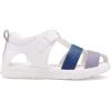 DREAM PAIRS Toddler Boys Girls Sandals Closed-Toe Summer Dress Sandals Shoes(Navy/Purple)