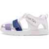 DREAM PAIRS Toddler Boys Girls Sandals Closed-Toe Summer Dress Sandals Shoes(Navy/Purple)