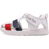 DREAM PAIRS Toddler Boys Girls Sandals Closed-Toe Summer Dress Sandals Shoes(Red/Blue)