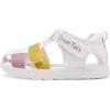 DREAM PAIRS Toddler Boys Girls Sandals Closed-Toe Summer Dress Sandals Shoes(Yellow/Pink)