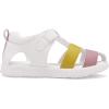 DREAM PAIRS Toddler Boys Girls Sandals Closed-Toe Summer Dress Sandals Shoes(Yellow/Pink)