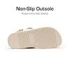 DREAM PAIRS Girls Sandals Casual Open Toe Two Adjustable Strapped Sandals with Hook and Loop for Little Kid/Big Kid(Nude)