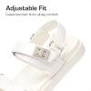 DREAM PAIRS Girls Sandals Casual Open Toe Two Adjustable Strapped Sandals with Hook and Loop for Little Kid/Big Kid(White)