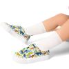 DREAM PAIRS Kids Toddler Sneakers Boys Girls Canvas with Cartoon Dual Hook and Loops for School Walking(Blue/Dinosaur)