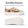 DREAM PAIRS Kids Toddler Sneakers Boys Girls Canvas with Cartoon Dual Hook and Loops for School Walking(Brown/Dinosaur)