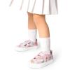 DREAM PAIRS Kids Toddler Sneakers Boys Girls Canvas with Cartoon Dual Hook and Loops for School Walking(Rainbow)