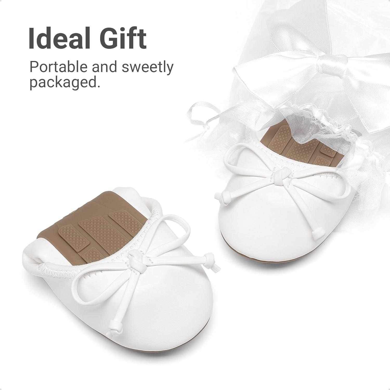 image:imageDREAM PAIRS Little Girls Toddler Ballet Flats Dress Shoes Mary Janes ShoesWhite