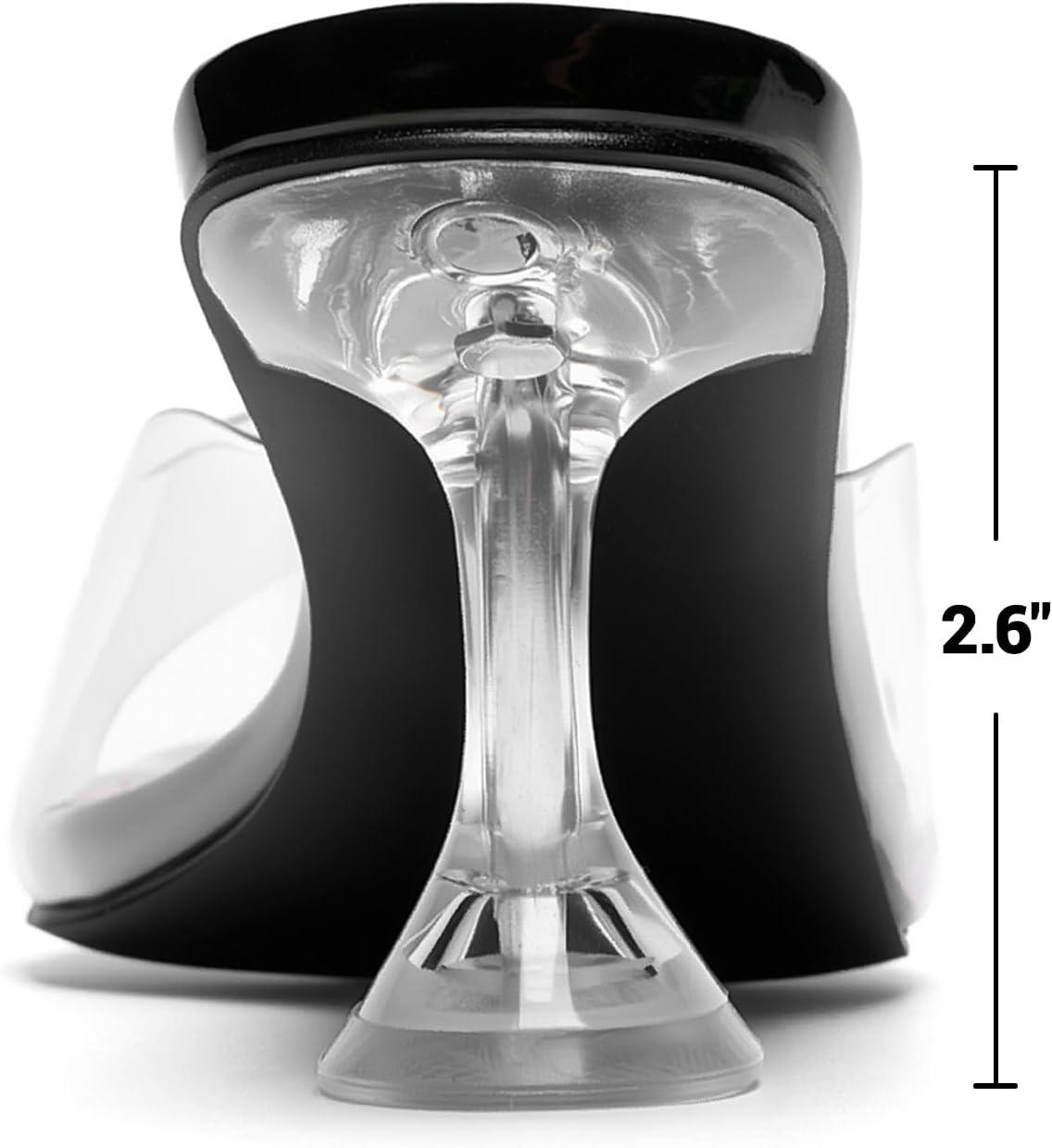 image:imageDREAM PAIRS Womens Clear Heeled Sandals Square Toe Transparent Stiletto Mules Slip on Wedding Dress ShoesBlackClear