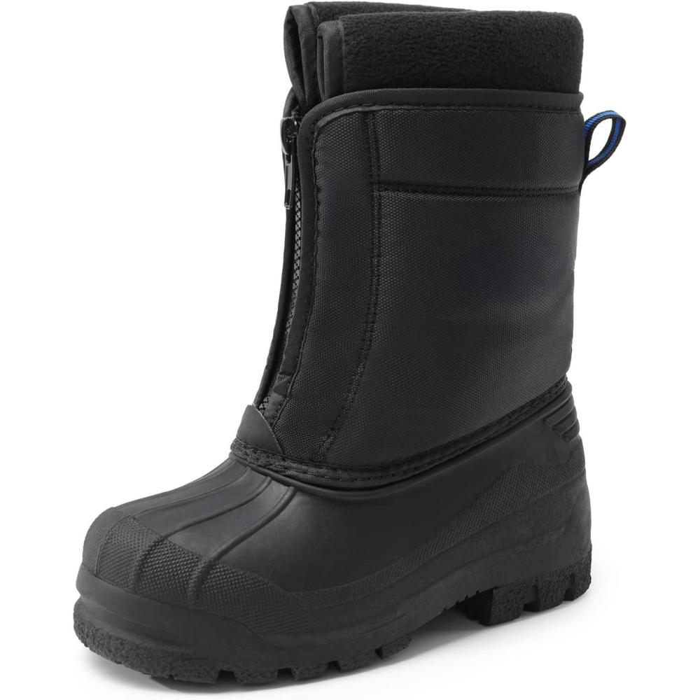 image:imageDREAM PAIRS Boys Girls Waterproof Winter Snow Boots for LittleBig KidsBlackRoyal