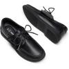 DREAM PAIRS Boys Dress Shoes Boat Shoes Slip on Loafers Casual School Shoes (Toddler/Little Kid/Big Kid)(All Black)