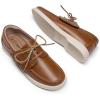 DREAM PAIRS Boys Dress Shoes Boat Shoes Slip on Loafers Casual School Shoes (Toddler/Little Kid/Big Kid)(Brown)