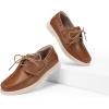 DREAM PAIRS Boys Dress Shoes Boat Shoes Slip on Loafers Casual School Shoes (Toddler/Little Kid/Big Kid)(Brown)