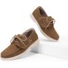 DREAM PAIRS Boys Dress Shoes Boat Shoes Slip on Loafers Casual School Shoes (Toddler/Little Kid/Big Kid)(Camel)