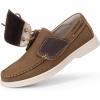 DREAM PAIRS Boys Dress Shoes Boat Shoes Slip on Loafers Casual School Shoes (Toddler/Little Kid/Big Kid)(Camel)