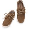 DREAM PAIRS Boys Dress Shoes Boat Shoes Slip on Loafers Casual School Shoes (Toddler/Little Kid/Big Kid)(Camel)