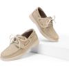 DREAM PAIRS Boys Dress Shoes Boat Shoes Slip on Loafers Casual School Shoes (Toddler/Little Kid/Big Kid)(Khaki)