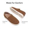 DREAM PAIRS Boys Dress Shoes Slip-On Loafers Casual Flat Shoes (Toddler/Little Kid/Big Kid)(Camel)
