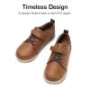 DREAM PAIRS Boys Dress Shoes Sneaker Casual Oxfords Formal School Uniform Shoes for Toddler Little Kid(Brown)