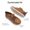 DREAM PAIRS Boys Dress Shoes Sneaker Casual Oxfords Formal School Uniform Shoes for Toddler Little Kid(Brown)