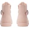 DREAM PAIRS Boys Girls Ankle Boots Lace-up with Buckle Strap Combat boot for Toddler/Little Kid/Big Kids(Pink)