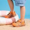 DREAM PAIRS Boys Girls Closed-Toe Outdoor Summer Sport Sandals for Toddler/Little/Big Kid(Orange)