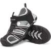 DREAM PAIRS Boys Girls Outdoor Summer Sport Athletic Sandals for Toddler/Little/Big Kid(Black/Light/Grey)