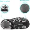 DREAM PAIRS Boys Girls Outdoor Summer Sport Athletic Sandals for Toddler/Little/Big Kid(Black/Light/Grey)