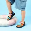 DREAM PAIRS Boys Girls Sandals Kids Adventurous Light-Weight Adjustable Straps Summer Water Shoes (Toddler/Little Kid/Big Kid)(Green/Blue/Yellow)