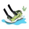 DREAM PAIRS Boys Girls Sandals Summer Outdoor Athletic Kids Sport Water Shoes for Toddler/Little Kid(Green-pu)