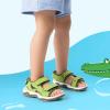DREAM PAIRS Boys Girls Sandals Summer Outdoor Athletic Kids Sport Water Shoes for Toddler/Little Kid(Green-pu)