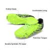 DREAM PAIRS Boys Girls Soccer Cleats Athletic Training Football Shoes for Little/Big Kid(Neon/Green/Black)