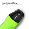 DREAM PAIRS Boys Girls Soccer Cleats Athletic Training Football Shoes for Little/Big Kid(Neon/Green/Black)