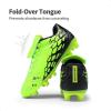 DREAM PAIRS Boys Girls Soccer Cleats Athletic Training Football Shoes for Little/Big Kid(Neon/Green/Black)