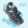 DREAM PAIRS Boys Girls Summer Outdoor Athletic Sport Sandals Walking Hiking Hook and Loop Adjustable Multicolor for Toddler/Little/Big Kids(Dark Blue)