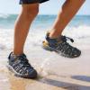 DREAM PAIRS Boys Girls Summer Outdoor Athletic Sport Sandals Walking Hiking Hook and Loop Adjustable Multicolor for Toddler/Little/Big Kids(Dark Blue)