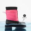DREAM PAIRS Boys Girls Waterproof Winter Snow Boots for Little/Big Kids(Fuchsia/Multi)