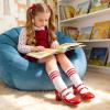 DREAM PAIRS Girls Dress Shoes Mary Jane Double Straps High Heel Easter Wedding Party Church Princess Communion Pumps for Little/Big Kids(Red)