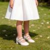 DREAM PAIRS Girls Dress Shoes Mary Jane Double Straps High Heel Easter Wedding Party Church Princess Communion Pumps for Little/Big Kids(White)