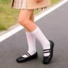 DREAM PAIRS Girls Dress Shoes Slip on Ballerina Flats Mary Jane Ballet Shoes for Wedding/Party(Black)