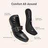 DREAM PAIRS Girls Dress Shoes Slip on Ballerina Flats Mary Jane Ballet Shoes for Wedding/Party(Black)