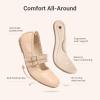 DREAM PAIRS Girls Dress Shoes Slip on Ballerina Flats Mary Jane Ballet Shoes for Wedding/Party(Nude)