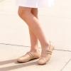 DREAM PAIRS Girls Dress Shoes Slip on Ballerina Flats Mary Jane Ballet Shoes for Wedding/Party(Nude)