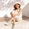DREAM PAIRS Girls Dress Shoes Slip on Ballerina Flats Mary Jane Ballet Shoes for Wedding/Party(White)