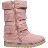 DREAM PAIRS Girl’s Winter Snow Boots Faux Fur Lined Mid Calf Shoes(Pink)