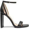 DREAM PAIRS High Heels Chunky Block Square Toe Heels for Women Dressy Open Toe Heel Sandals,Size 8.5,Black-Pu,SDHS2207W