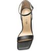 DREAM PAIRS High Heels Chunky Block Square Toe Heels for Women Dressy Open Toe Heel Sandals,Size 8.5,Black-Pu,SDHS2207W