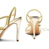 DREAM PAIRS High Heels Stilettos for Women – Strappy Gladiator Sexy Square Toe Open Toe Dressy Pumps Sandals(Gold)